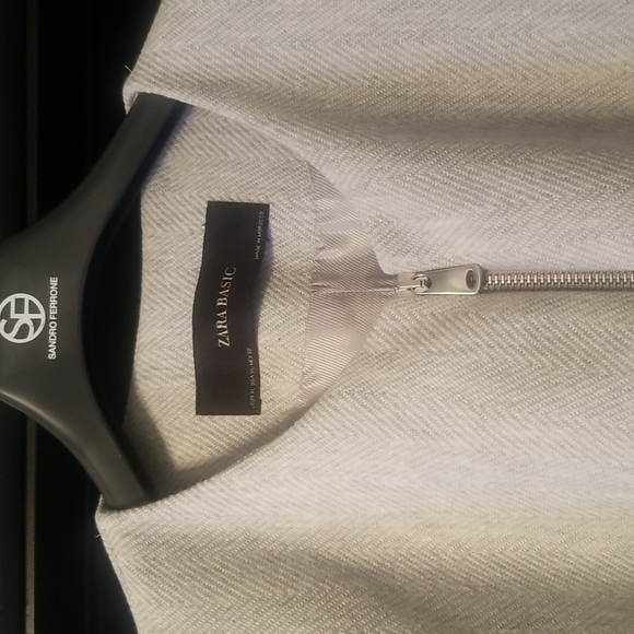 Zara Light Grey Blazer - Picture 2 of 5